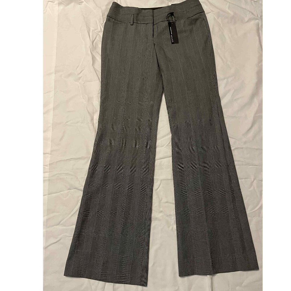 Express Editor Wide Waistband pants, Gray color, Size 4, NWT!